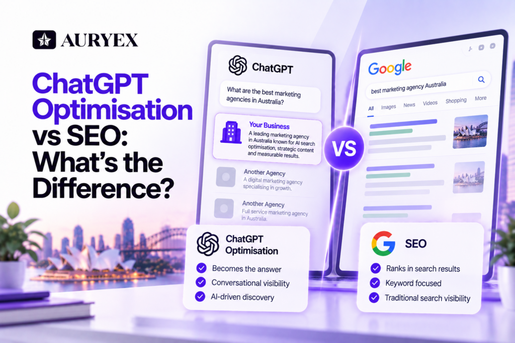 chatgpt optimisation vs SEO